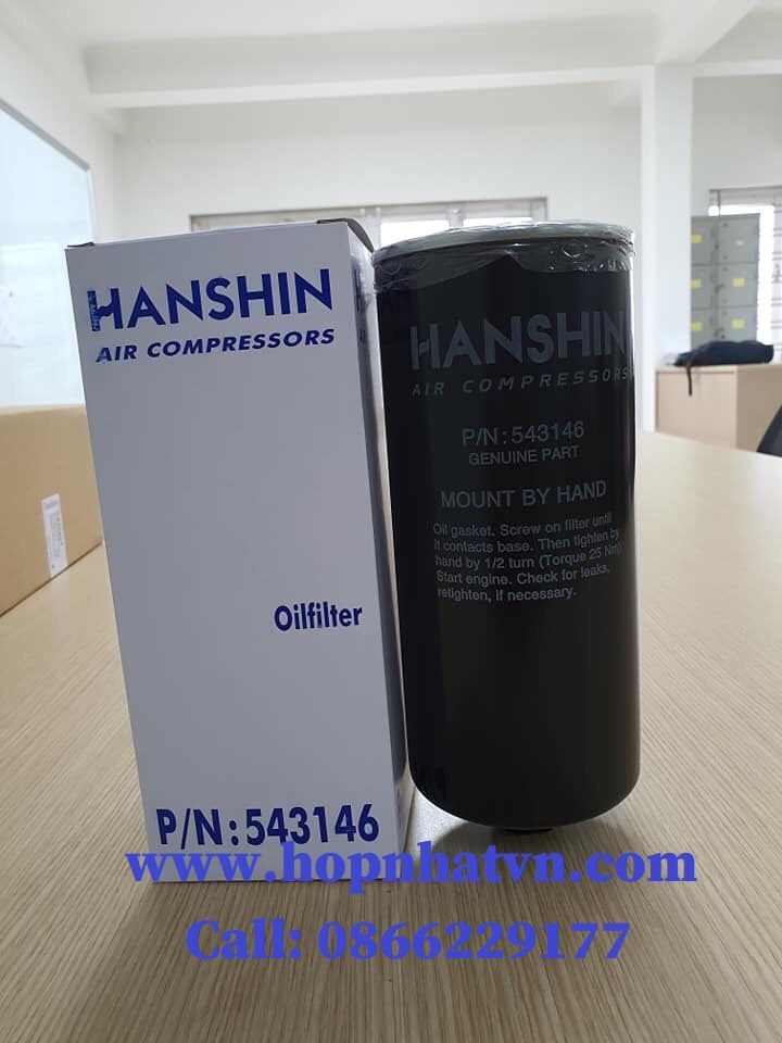 Oil Filter / Lọc dầu máy nén khí Hanshin 543146